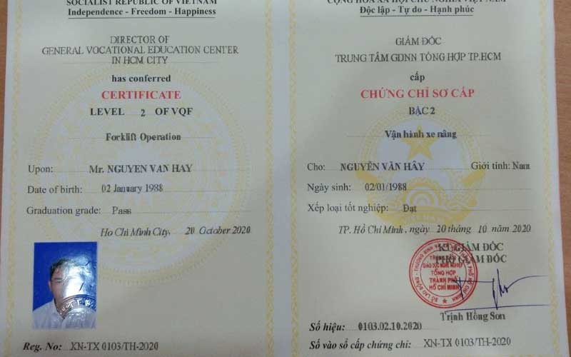 Chỉ Vận Hành Khi Đã Được Đào Tạo